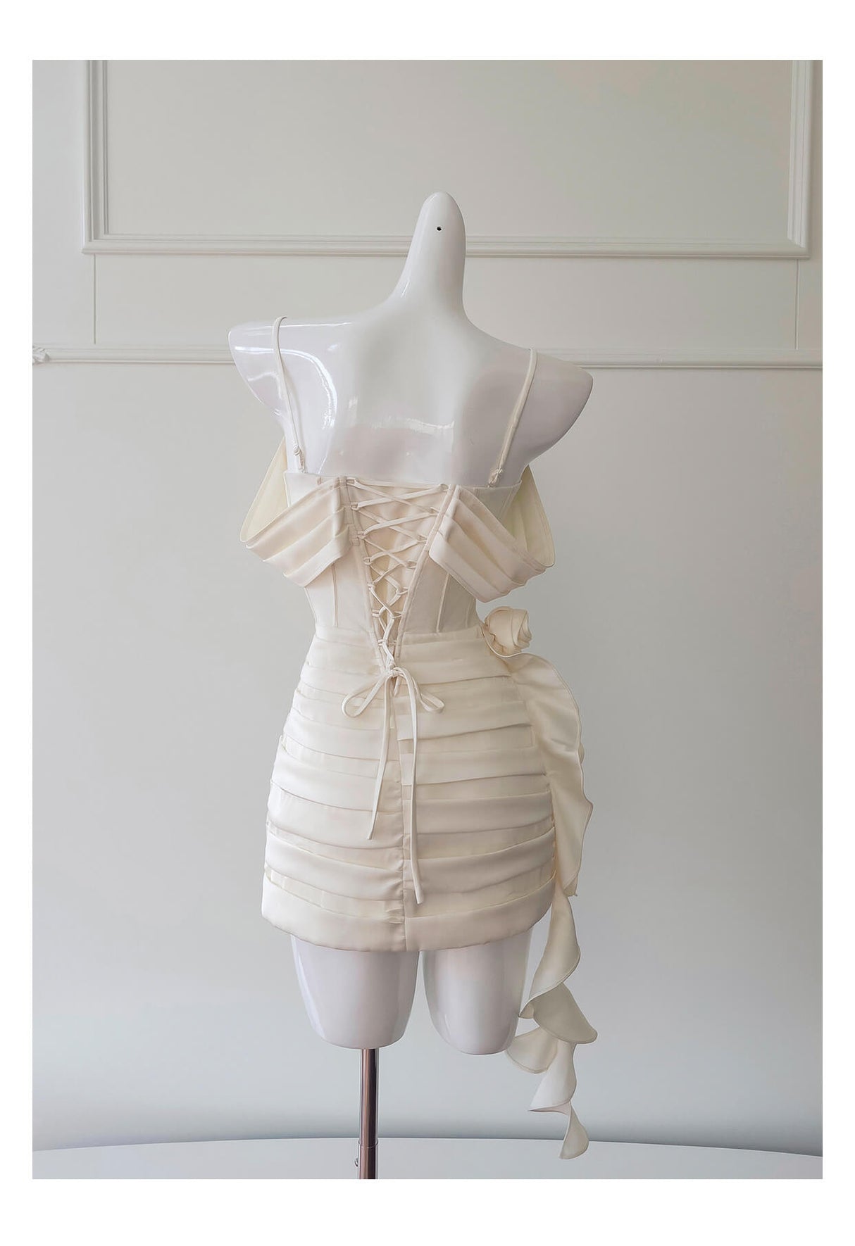 Vanille Strapless Corset Mini Dress