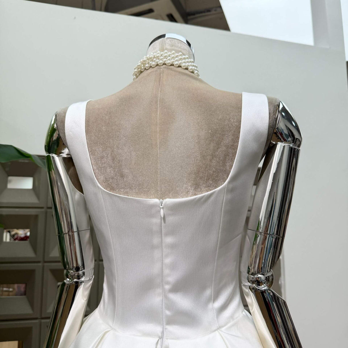 Harmonie Satin Mini Dress