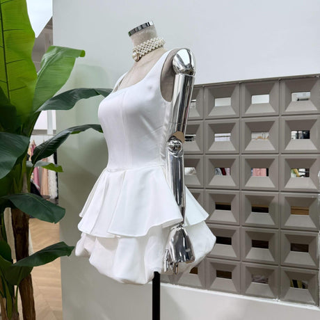 Harmonie Satin Mini Dress