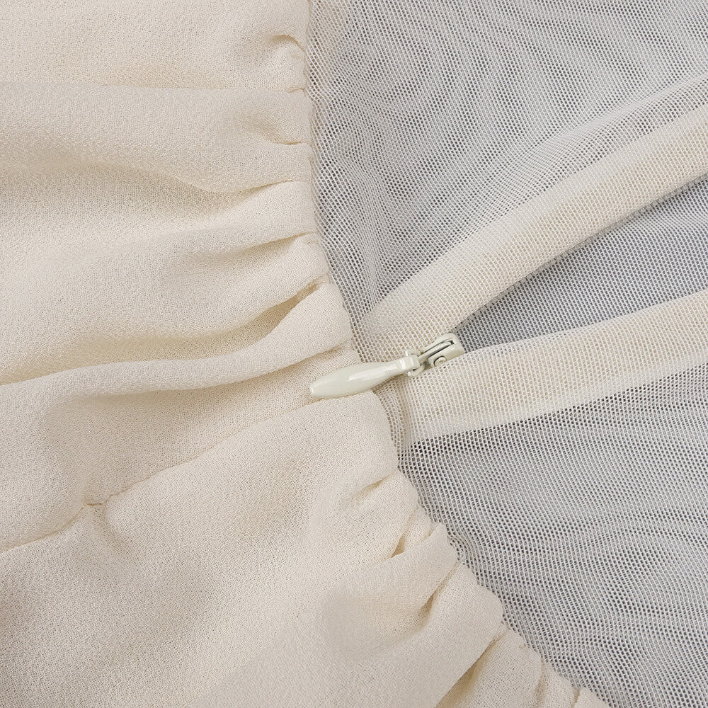 Selmori Justine Strapless Tiered Maxi Dress