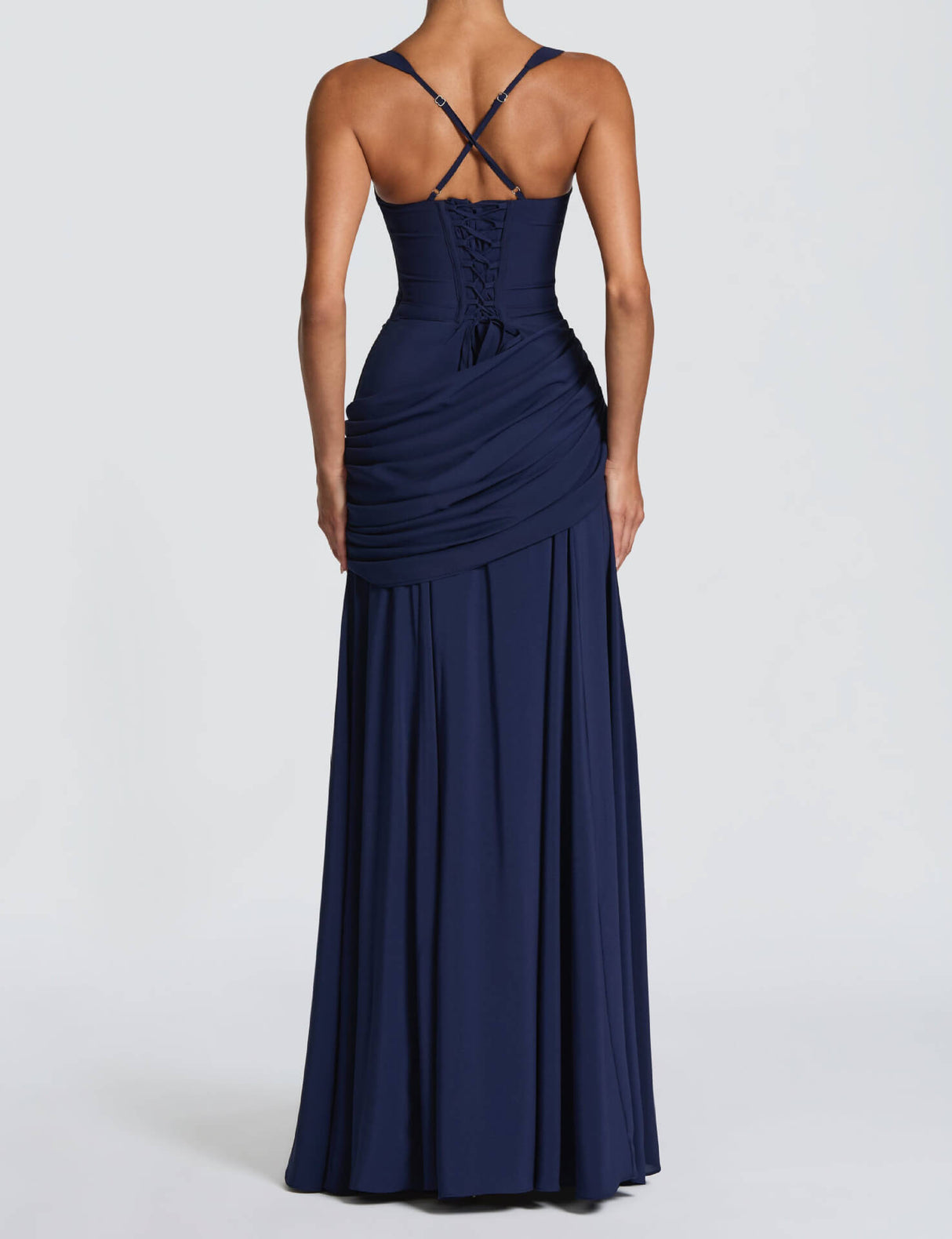 Victoire Square Neck Elegant Maxi Dress