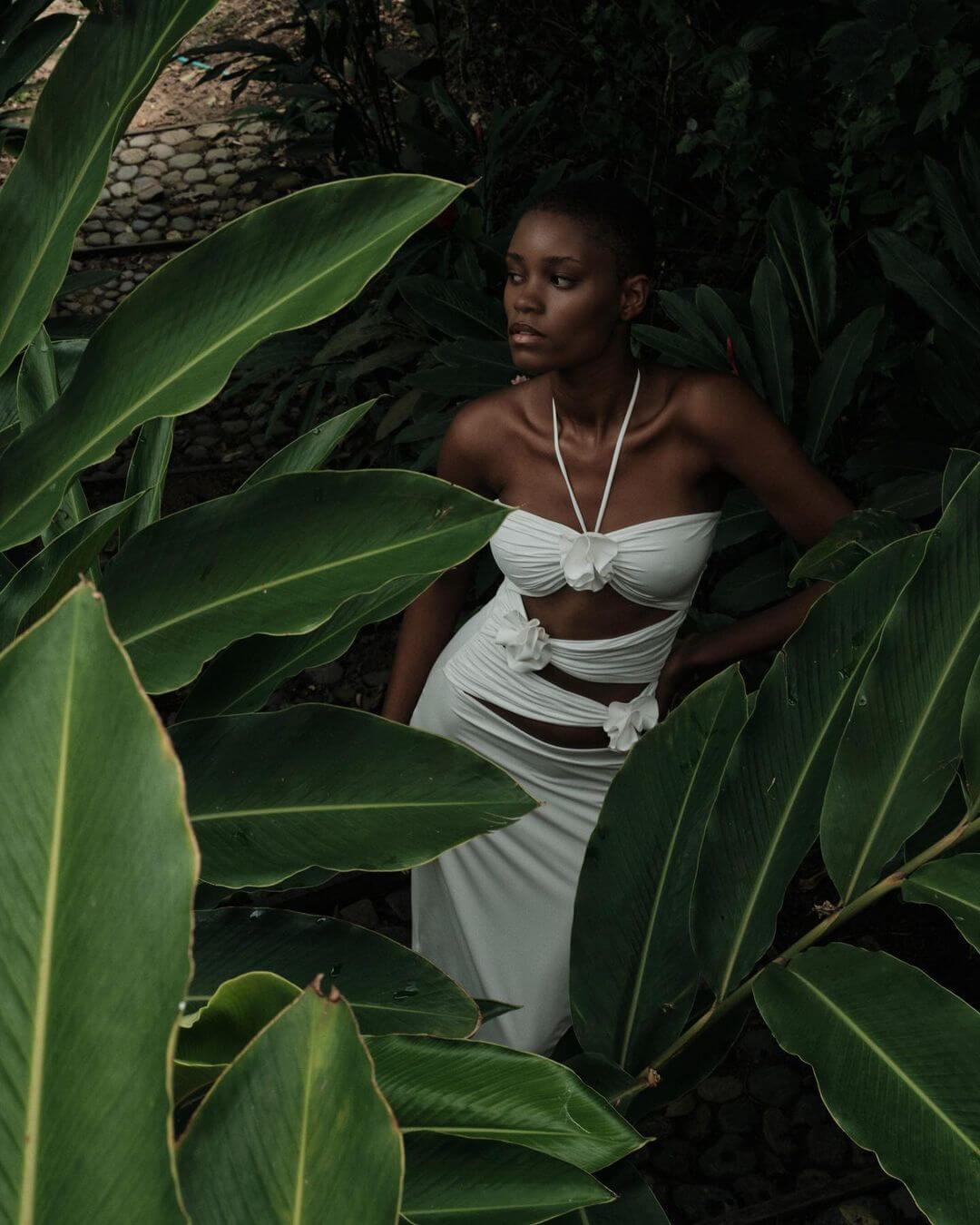 Mélina Halter Cut Out Maxi Dress