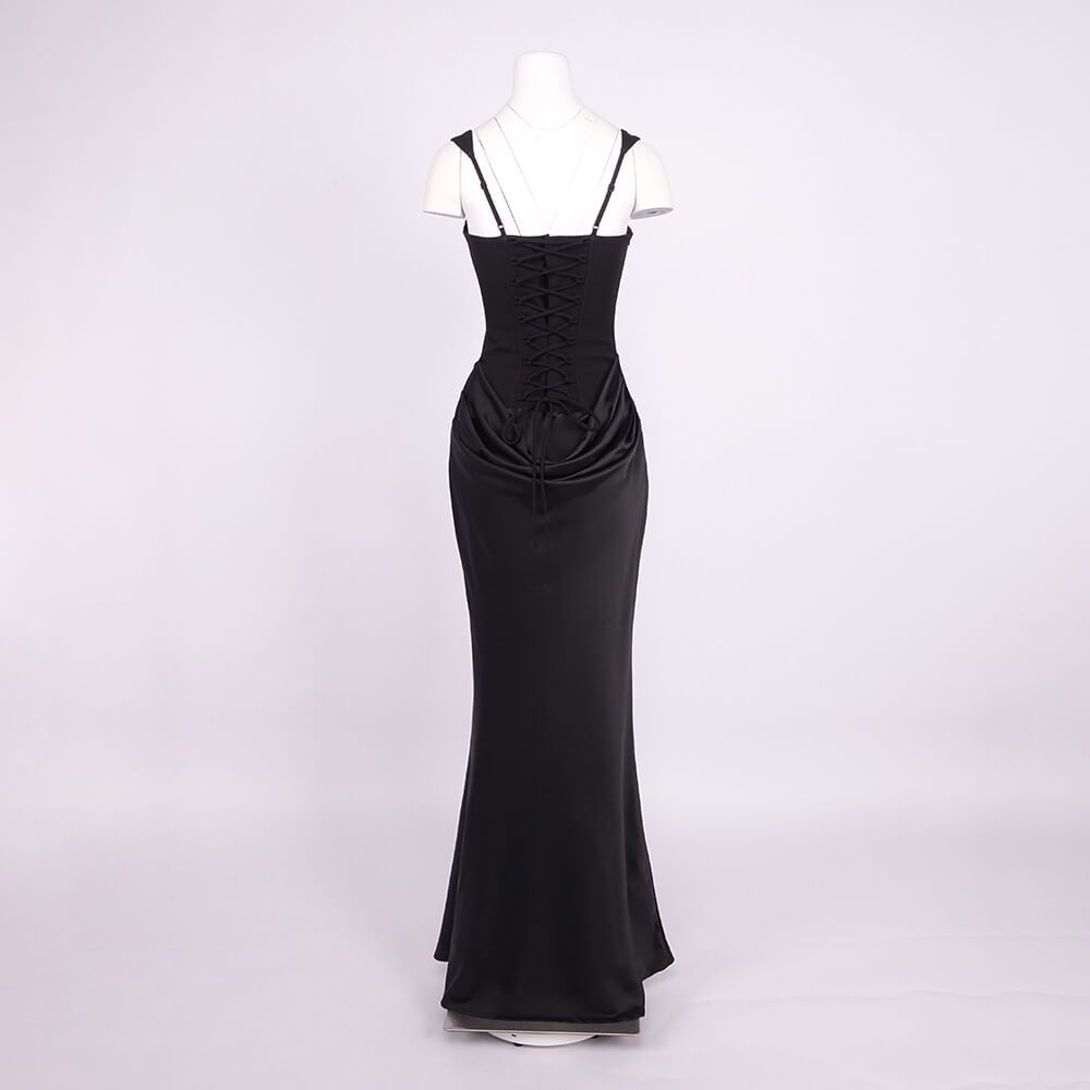 Selmori Hortense Sleeveless Square Neck Maxi Dress