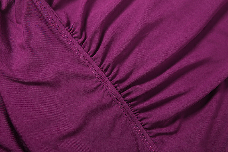 Fascination Halter Neck Ruched Waist Maxi Dress