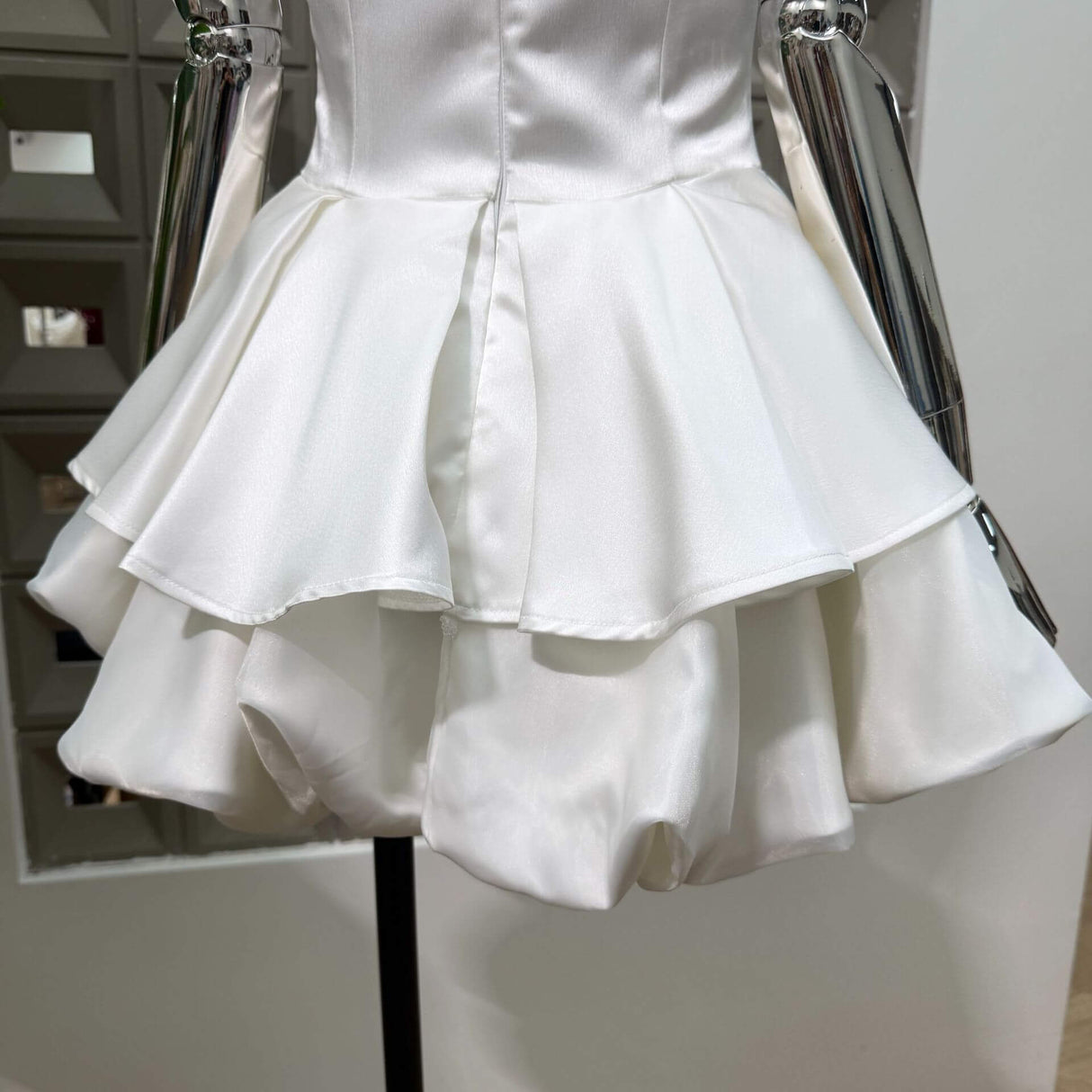 Harmonie Satin Mini Dress