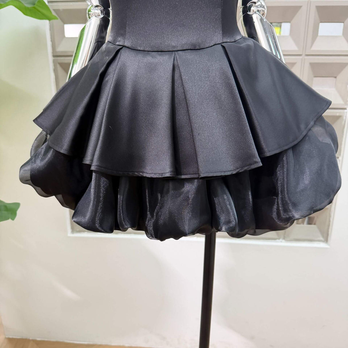 Harmonie Satin Mini Dress