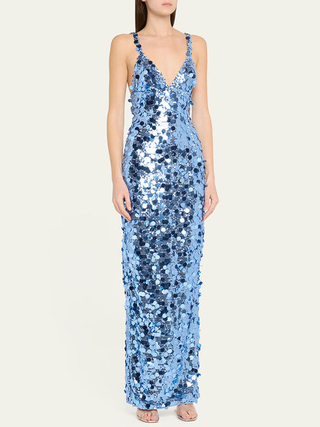 Selmori Éliane Sequin Evening Maxi Dress