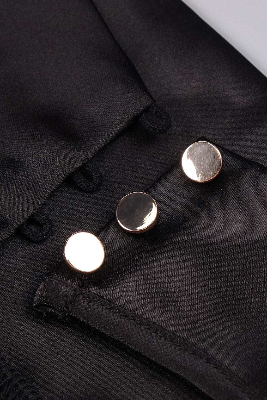 Oriane High-Neck Chain-Back Satin Maxi Dress - Black_-_selmori.com_-_12