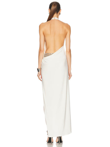 Selmori Aliénor Halter Backless Maxi Dress