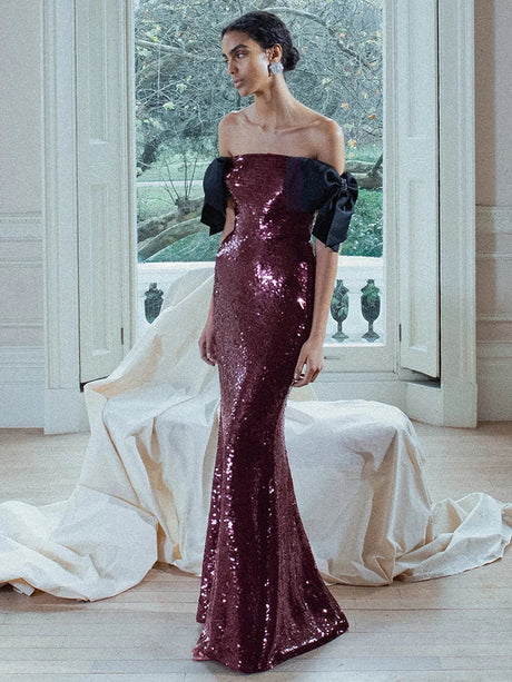 Selmori Mirabelle Sequin Maxi Dress