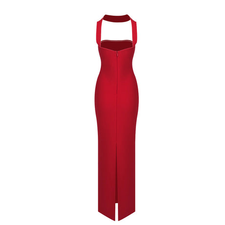 Clémence Strapless Evening Maxi Dress