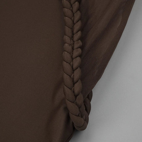 Selmori Laurence Mock Neck Corset Maxi Dress