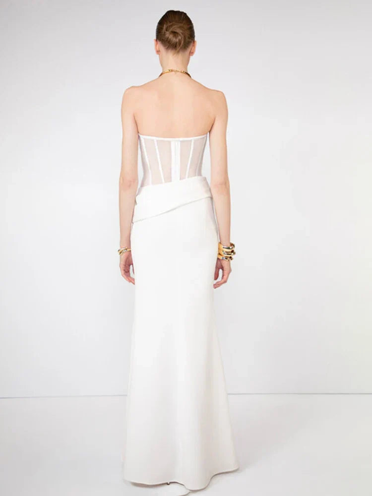 Selmori Cécile Corset Strapless Maxi Dress