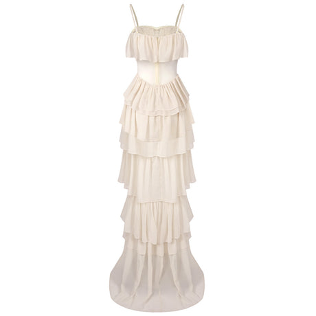 Justine Strapless Tiered Maxi Dress