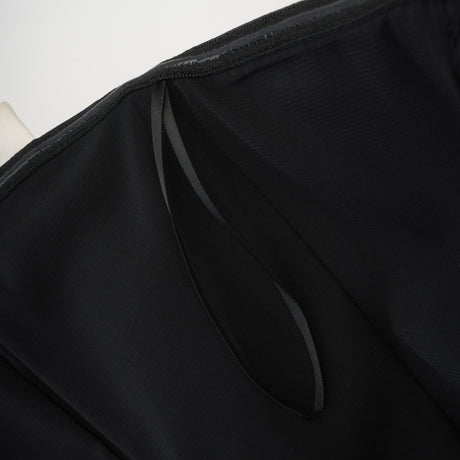 Prouesse black bowknot midi dress