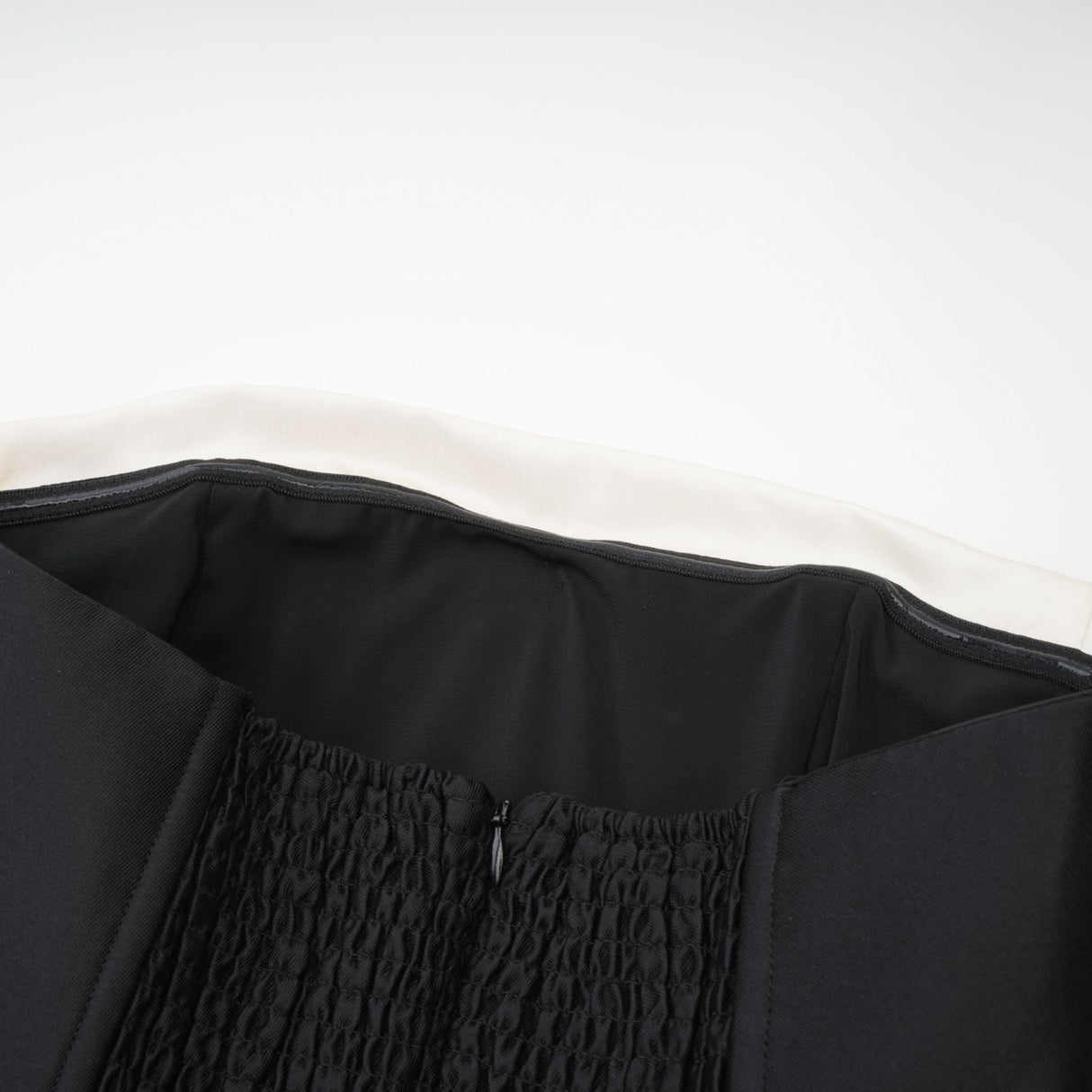 Prouesse black bowknot midi dress