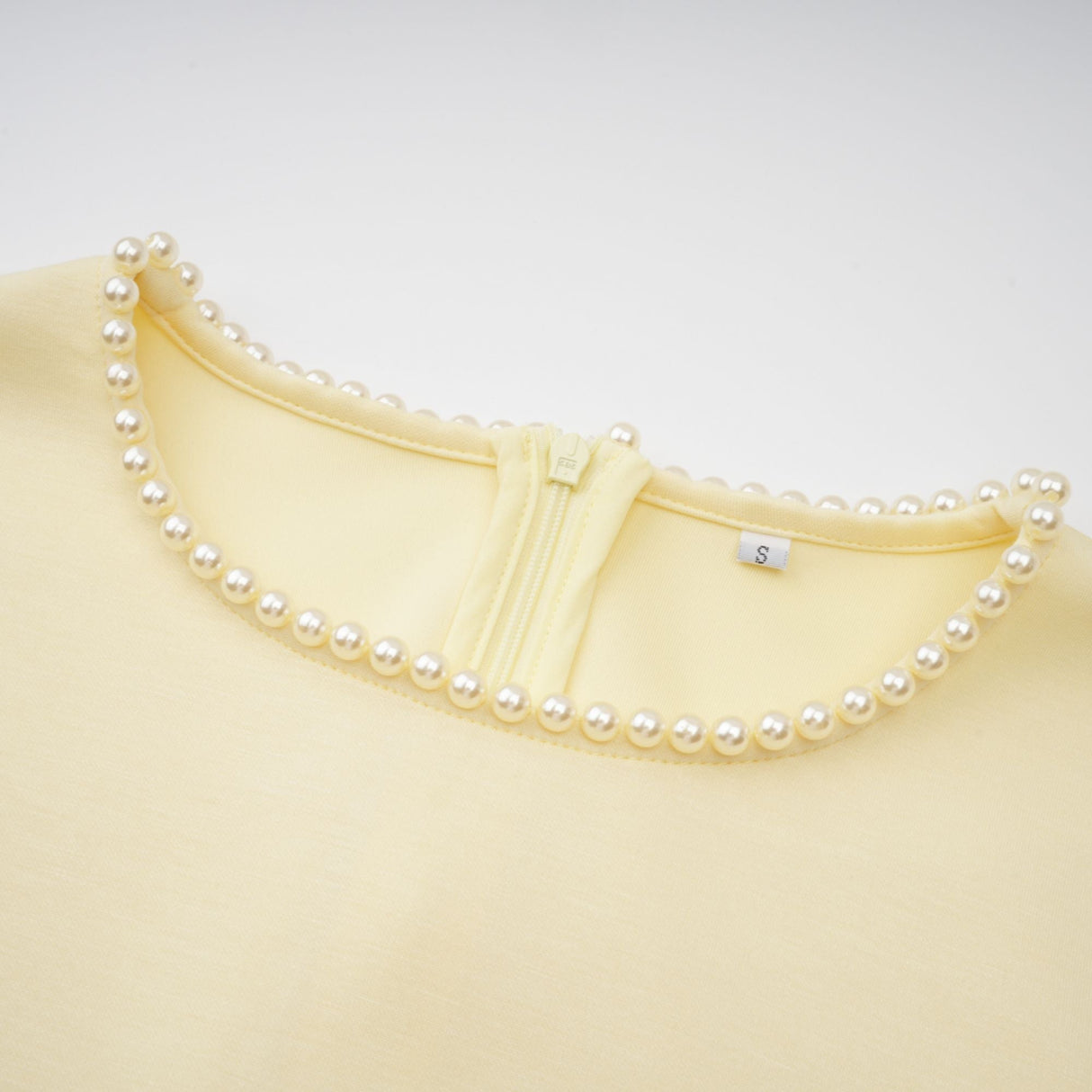 Sommet Pearl Trim Shawl Detail Maxi Dress / Yellow