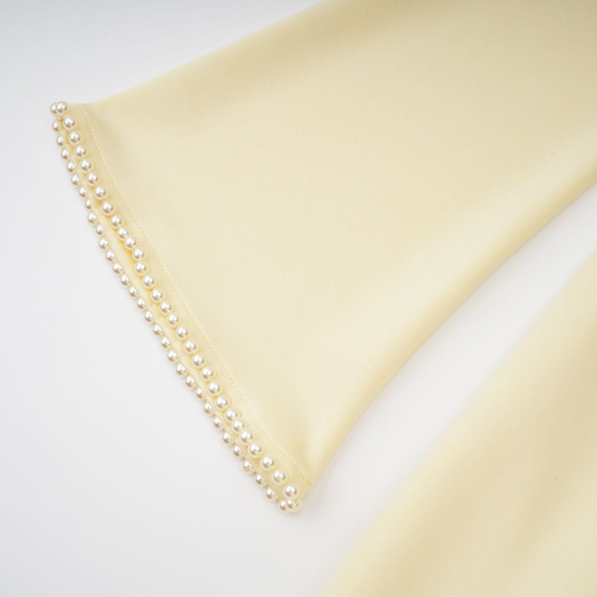 Sommet Pearl Trim Shawl Detail Maxi Dress / Yellow