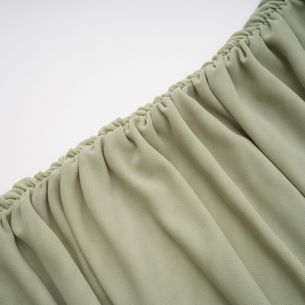 Zulma One Shoulder Top & Skirt Set Green
