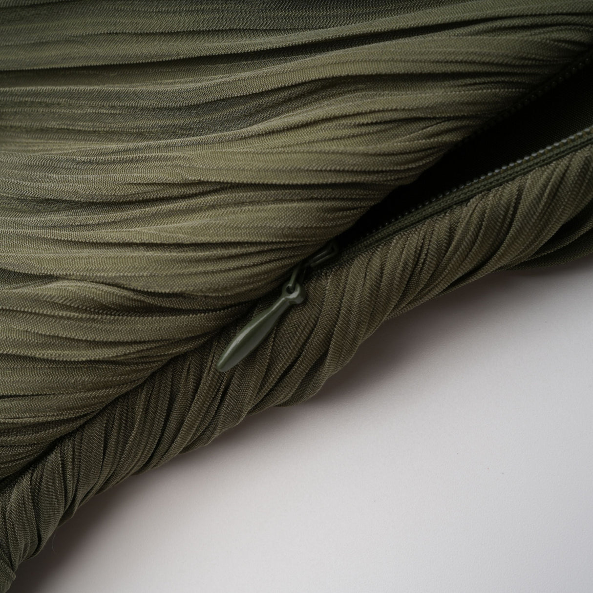 Tiphaine One Shoulder Ruched Maxi Dress / Green