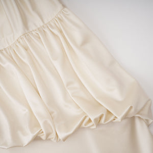 Illusion Halter Neck Pleated Maxi Dress
