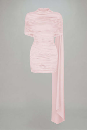Selmori Panorama Ruched Draped Mini Dress