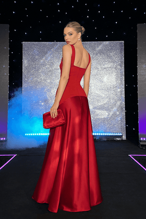 Selmori Zizanie Square Neck Sleeveless Maxi Dress