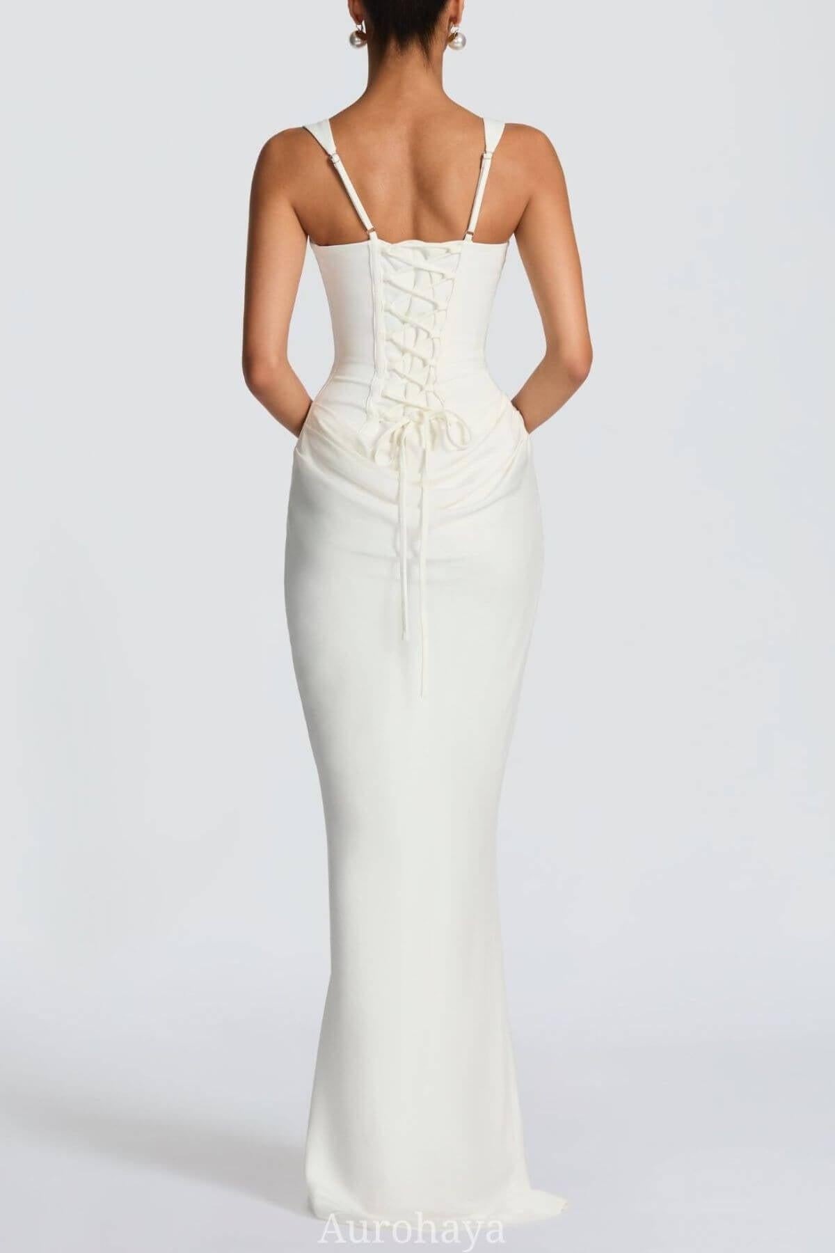 Selmori Hortense Sleeveless Square Neck Maxi Dress