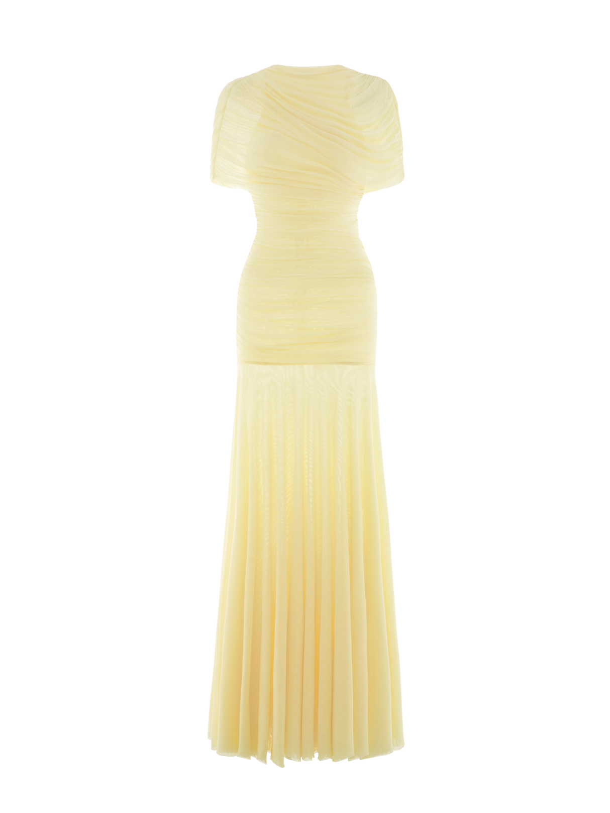 Selmori Mado One Shoulder Ruched Maxi Dress