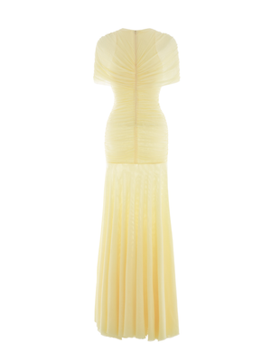 Selmori Mado One Shoulder Ruched Maxi Dress