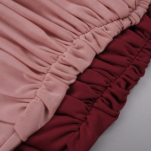 Apolline Off-Shoulder Draped Evening Maxi Dress