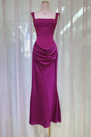 Hortense Square Neck Corset Maxi Dress