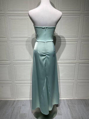 Selmori Vianne Off-Shoulder Corset Maxi Dress