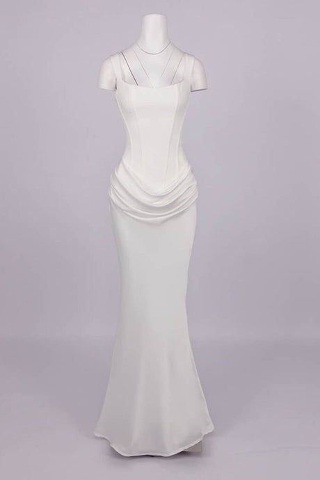 Selmori Hortense Sleeveless Square Neck Maxi Dress