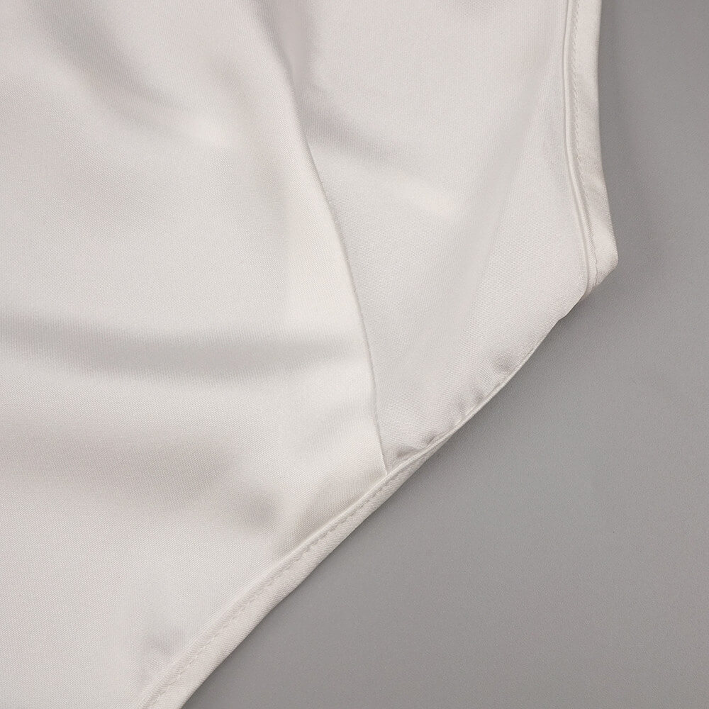 Désir Beaded Backless Maxi Dress White