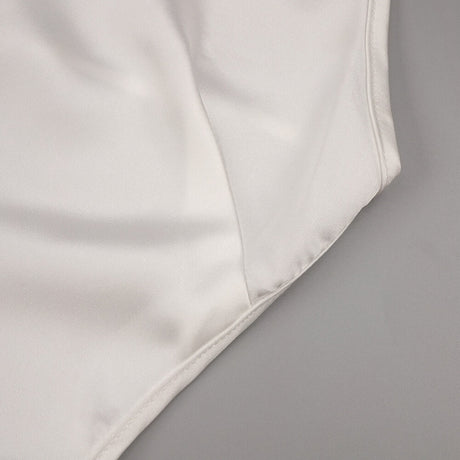 Désir Beaded Backless Maxi Dress White