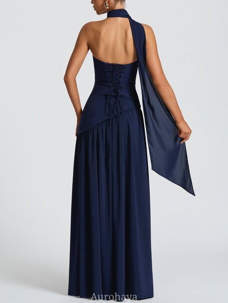 Selmori Solène Asymmetrical Maxi Gown