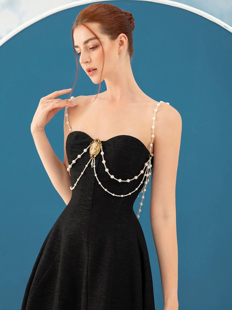 Selmori Claribel Strapless Midi Dress