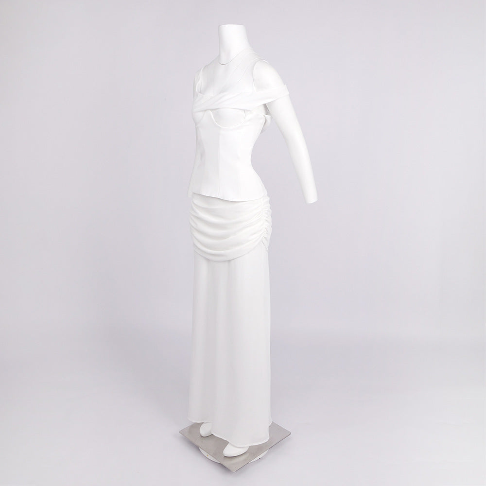 Mélanie One Shoulder Maxi Dress