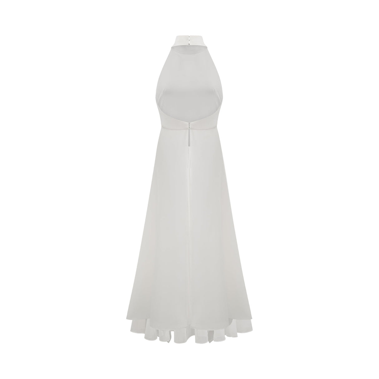 Selmori Juliette halterneck layered Maxi dress