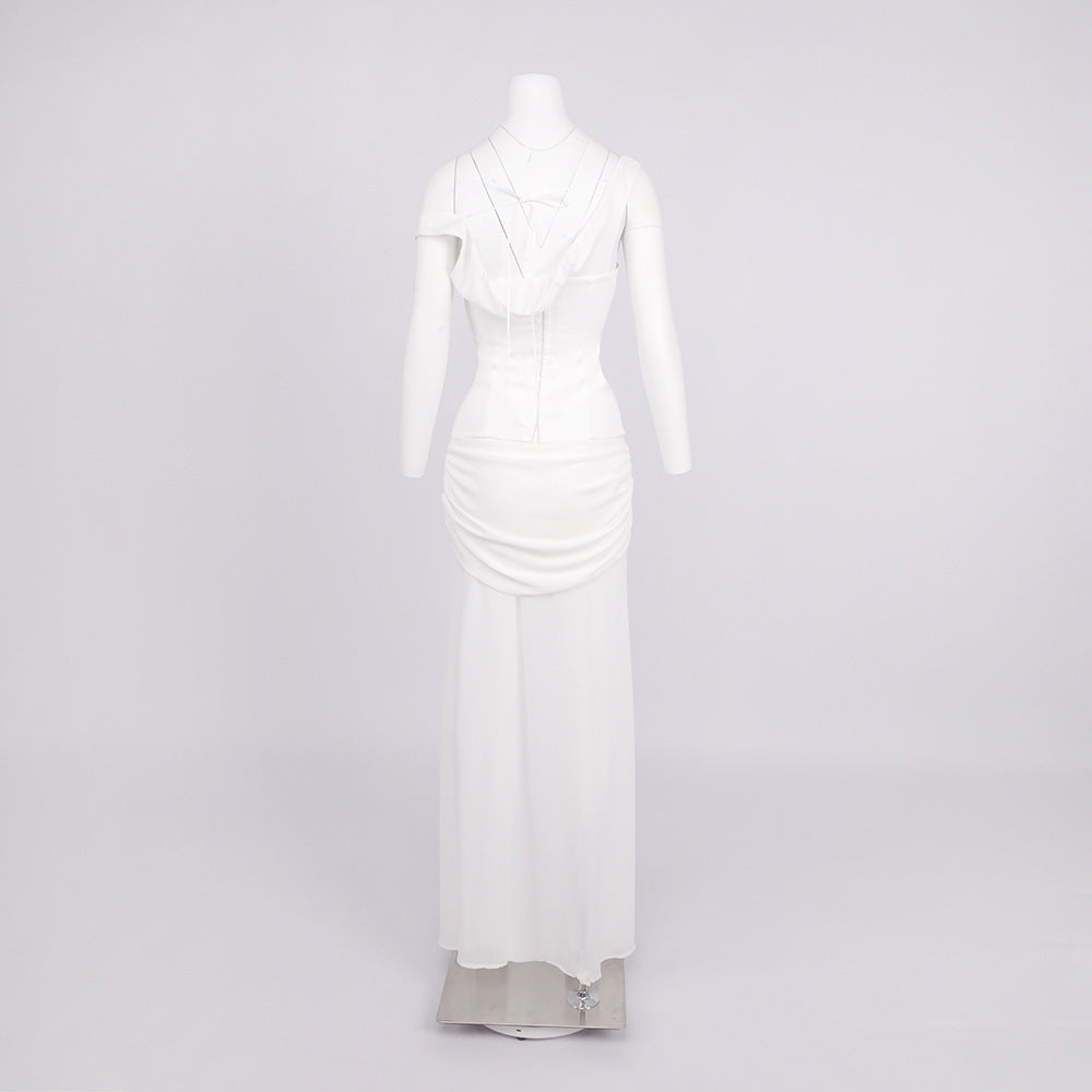 Mélanie One Shoulder Maxi Dress
