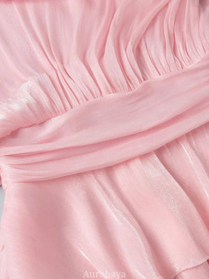 Selmori Avelisse Draped Mini Dress
