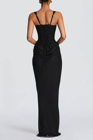 Selmori Hortense Sleeveless Square Neck Maxi Dress