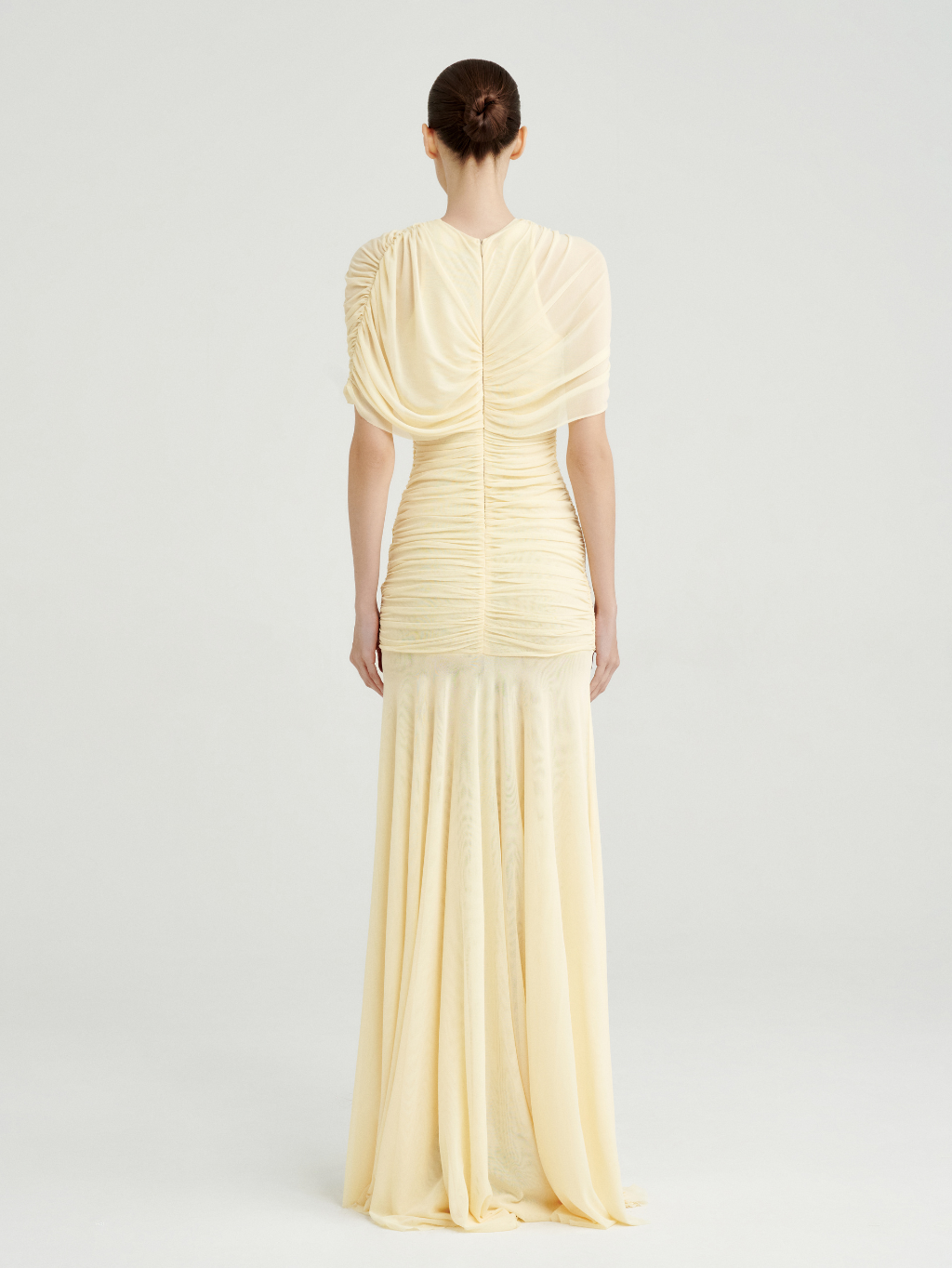 Selmori Mado One Shoulder Ruched Maxi Dress