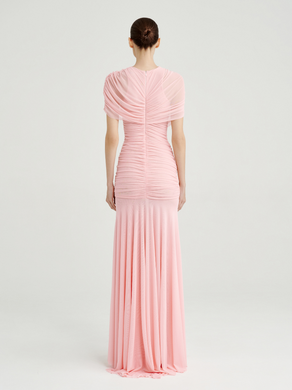 Selmori Mado One Shoulder Ruched Maxi Dress