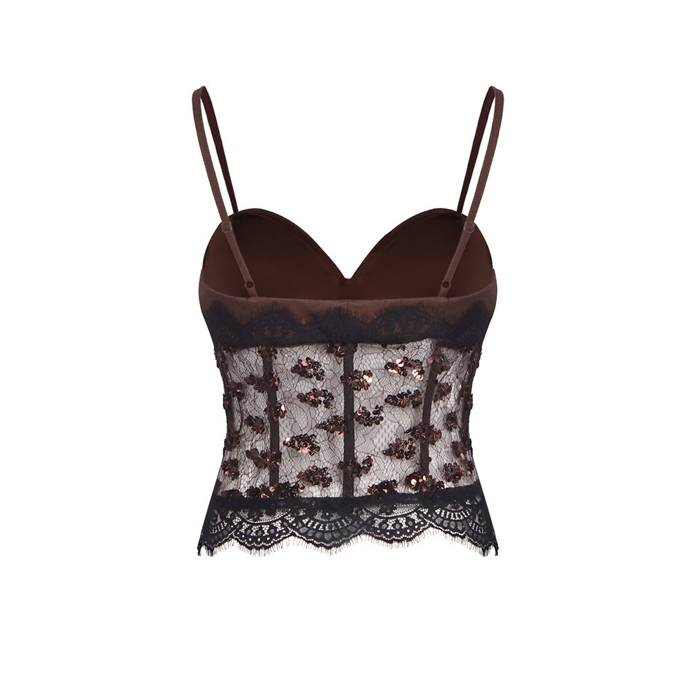 Alchimie Lace Corset Bustier Top