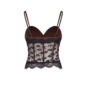 Alchimie Lace Corset Bustier Top