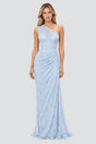 Angélique One Shoulder Draped Lace Maxi Dress - Blue_-_selmori.com_-_01