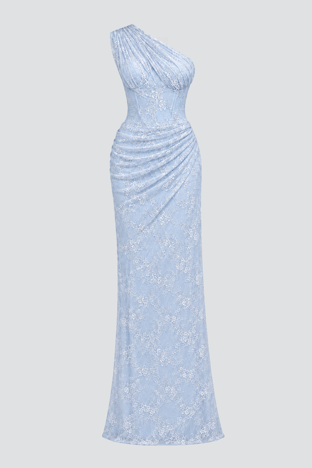 Angélique One Shoulder Draped Lace Maxi Dress - Blue_-_selmori.com_-_03