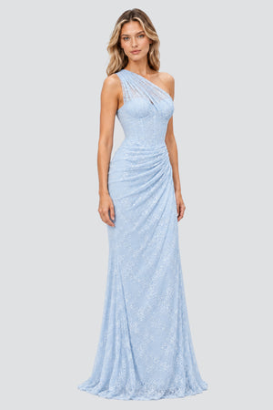 Angélique One Shoulder Draped Lace Maxi Dress - Blue_-_selmori.com_-_06